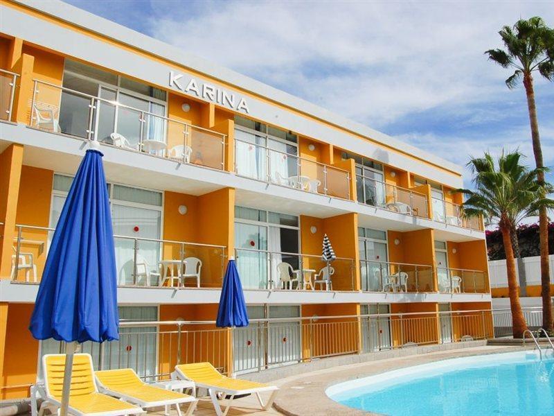 Apartamentos Karina 普拉亚戴尔雷安格莱斯 外观 照片